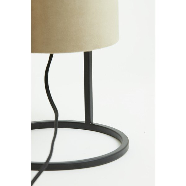 Czarno-beżowa lampa stołowa (wysokość 35 cm) Santos – Light & Living-image-4