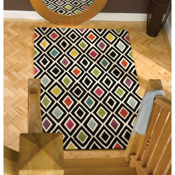 Dywan wełniany Flair Rugs Diamond, 80x150 cm-image-1