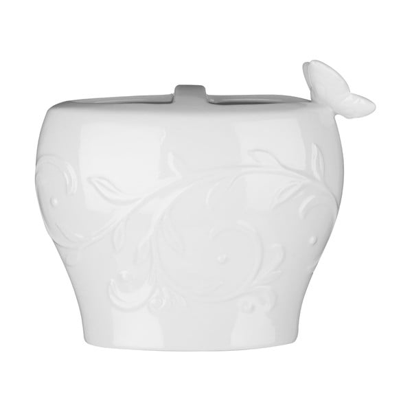 Biały porcelanowy kubek na szczoteczki Premier Housewares, 14x12 cm