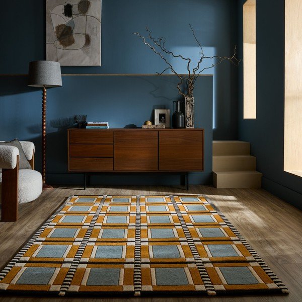 Wełniany dywan tkany ręcznie 140x200 cm Quadro Wool – Flair Rugs-image-1