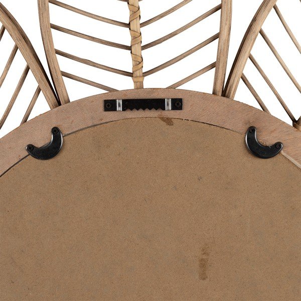 Lustro ścienne z rattanową ramą ø 81 cm Sevent's – Sema-image-3