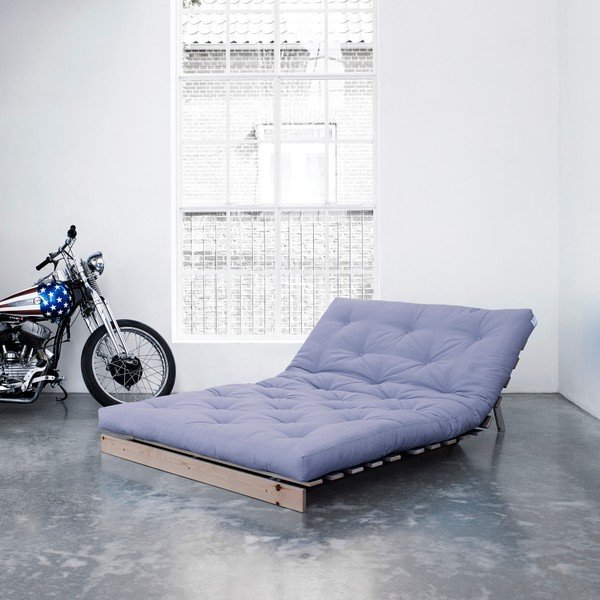 Sofa wielofunkcyjna Karup Roots Raw/Blue Breeze-image-3