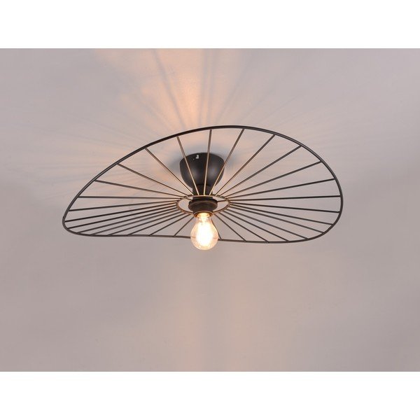 Lampa sufitowa w kolorze matowej czerni ø 60 cm Chapeau – Reality-image-3