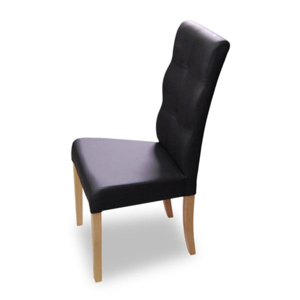 Czarne krzesło Massive Home Evie