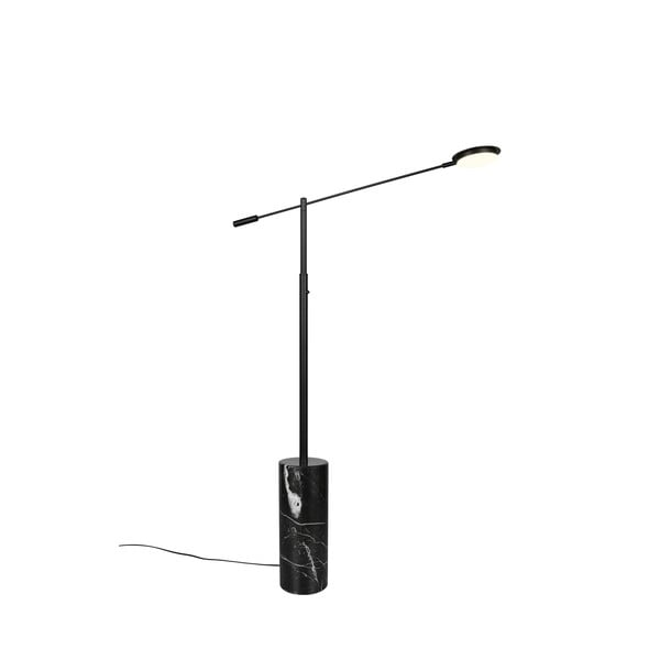 Czarna lampa stojąca LED (wysokość 145 cm) Fiore – Trio Select-image-3