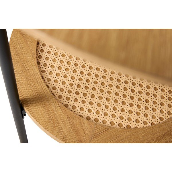 Okrągły stolik w dekorze dębu ø 50 cm Pensacola – Unique Furniture-image-2