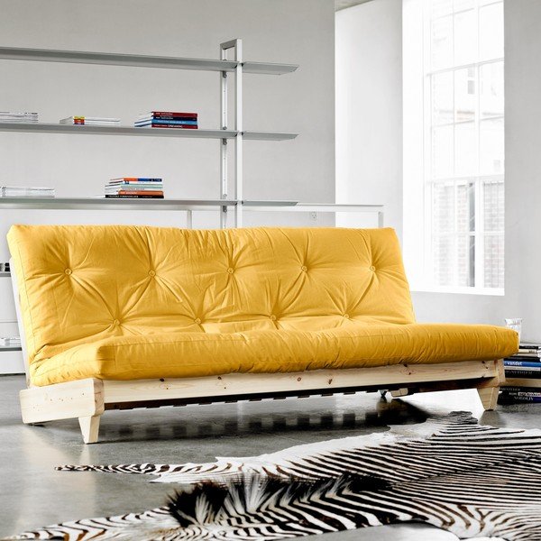 Sofa rozkładana Karup Fresh Raw/Amarillo-image-1