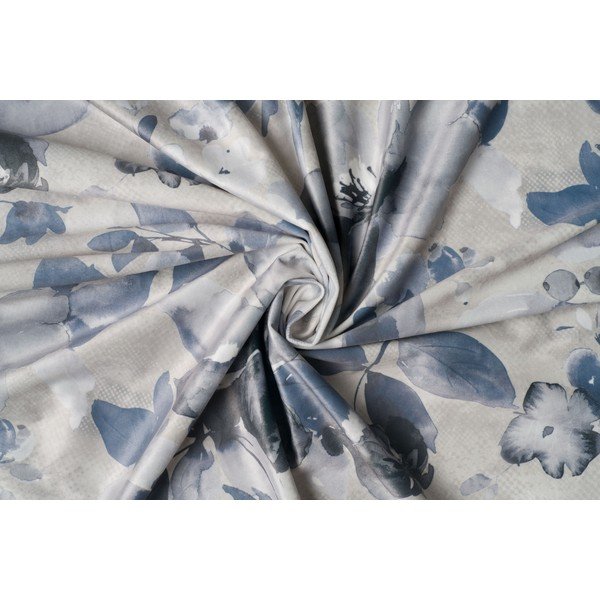 Biała/szara zasłona 140x260 cm Nirvana – Mendola Fabrics-image-3