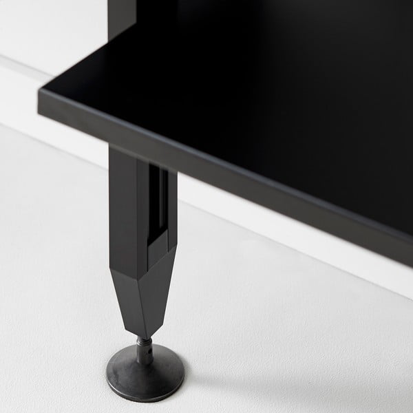 Czarny regał Edge by Hammel, szer. 94 cm-image-4