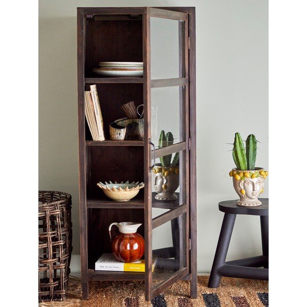 Witryna z litego drewna jodłowego w naturalnym kolorze 45x125 cm Marl – Bloomingville-image-1