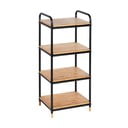Czarno-naturalny metalowy regał łazienkowy 42x94,5 cm Loft – Wenko