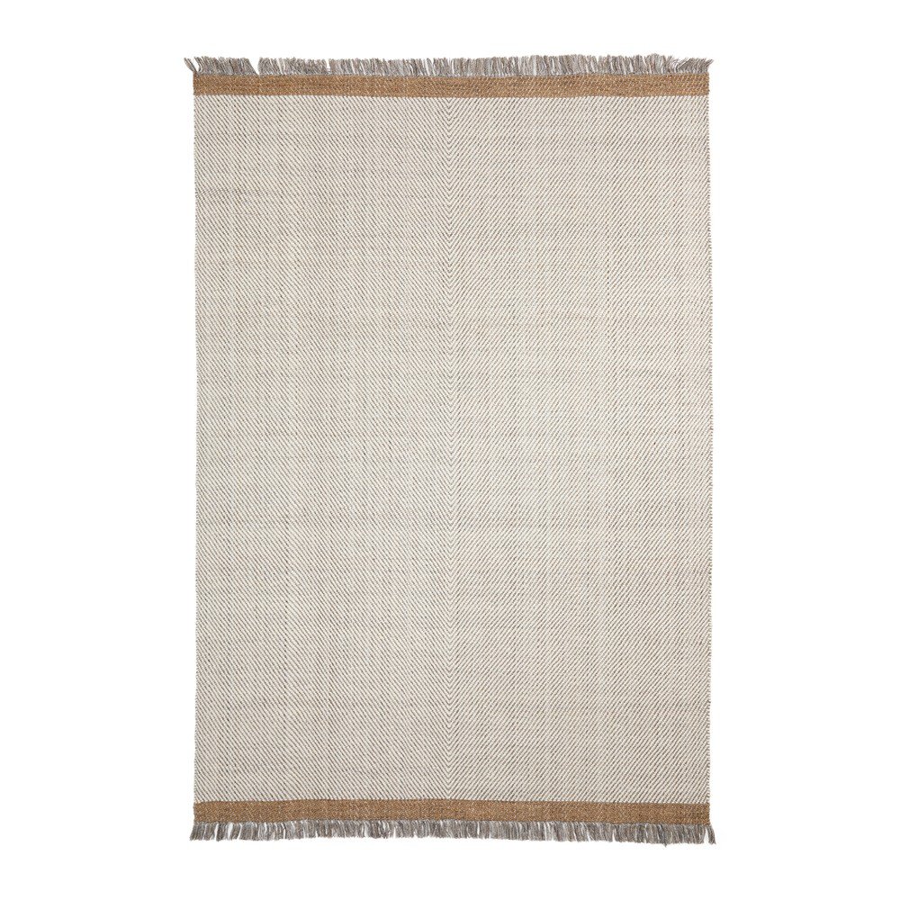 Kremowy wełniany dywan tkany ręcznie 200x300 cm Brina – Kave Home