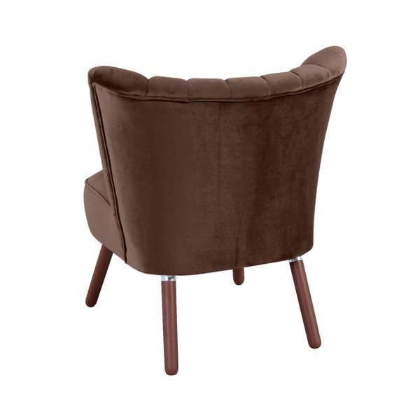 Ciemnobrązowy fotel Max Winzer Alessandro Velour-image-2