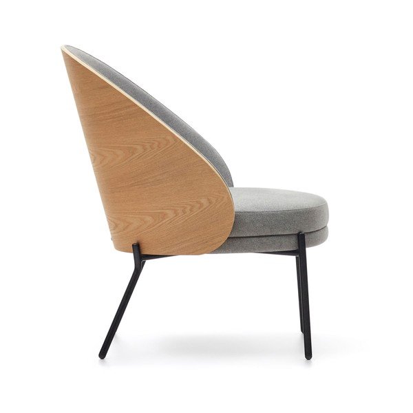 Szary fotel Eamy – Kave Home-image-3