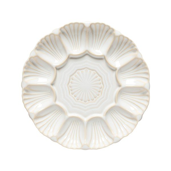 Biały kamionkowy talerz ø 25 cm Cristal – Costa Nova