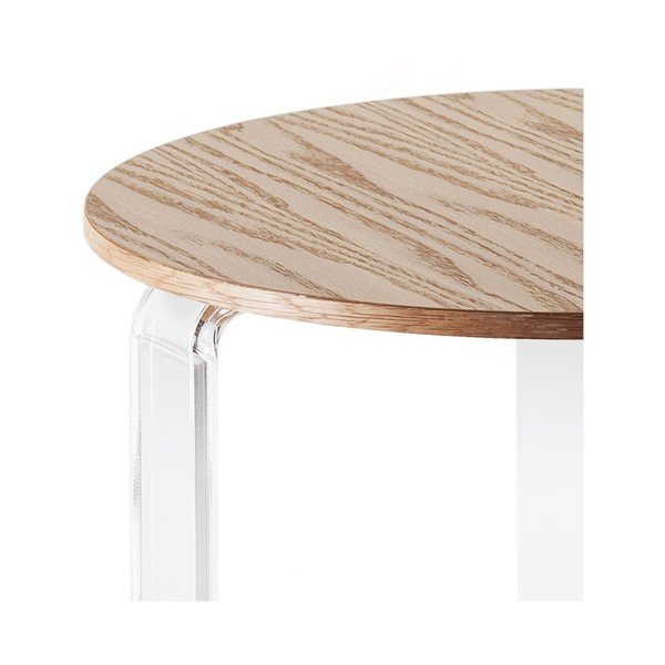 Drewniany stolik Tomasucci Poole, ⌀ 48 cm-image-1