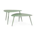 Stalowe stoliki ogrodowe zestaw 2 szt. 73,5x77,5 cm Yvonne – Bizzotto