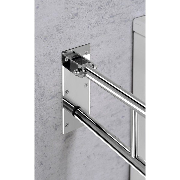 Uchwyt ścienny ze stali nierdzewnej do łazienki 83 cm Handicap – Sapho-image-2