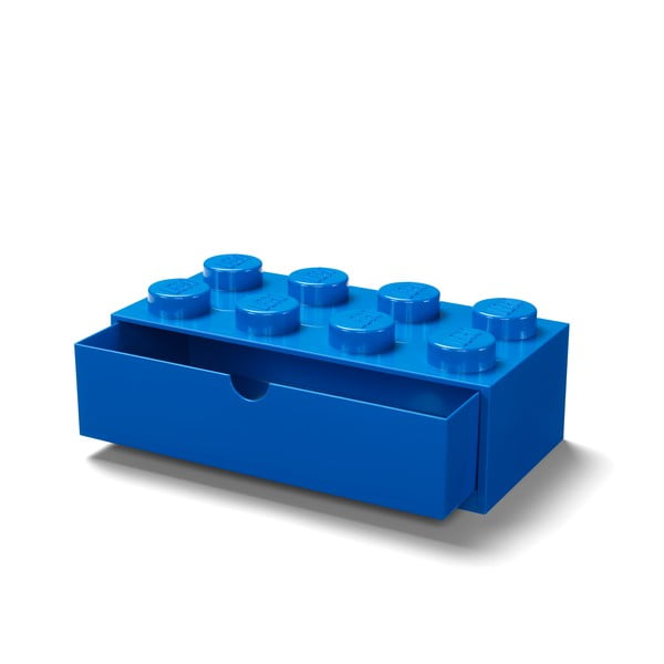 Niebieski pojemnik z szufladką LEGO®, 31x16 cm-image-4