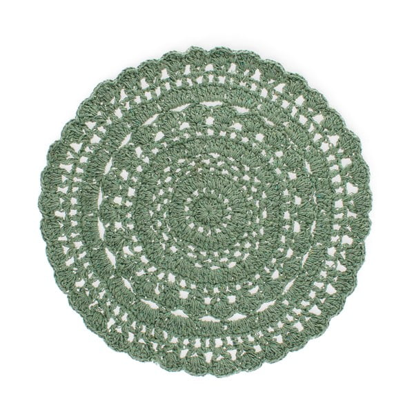 Mata stołowa z mieszanki bawełny ø 35 cm Crochet – Rex London