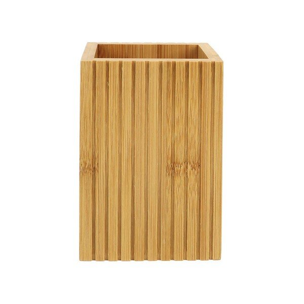 Bambusowy kubek na szczoteczki do zębów w naturalnym kolorze Hanoi – douceur d'intérieur