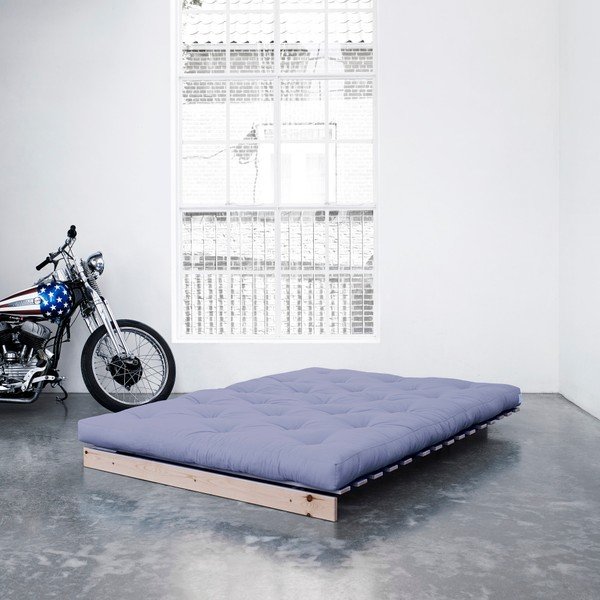 Sofa wielofunkcyjna Karup Roots Raw/Blue Breeze-image-2