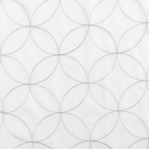 Biało-szare firanki z woalu zestaw 2 szt. 60x90 cm Olympia – douceur d'intérieur-image-3