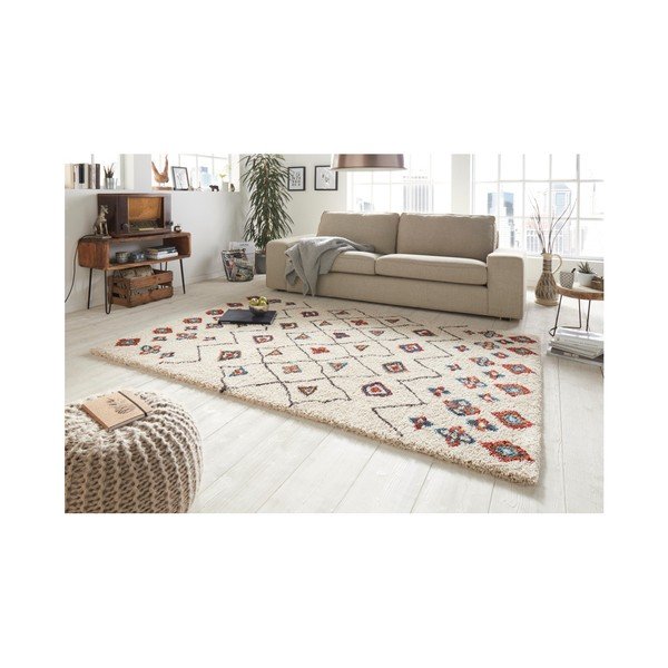 Kremowo-czerwony dywan dywan dywan Mint Rugs Allure Ronno Creme, 200x290 cm-image-3