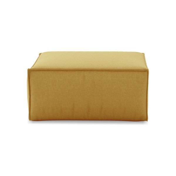Żółty puf Cosmopolitan Design Miami, 65x65 cm-image-2