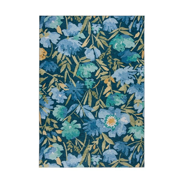 Niebieski dywan odpowiedni do prania 290x200 cm Alyssa – Flair Rugs