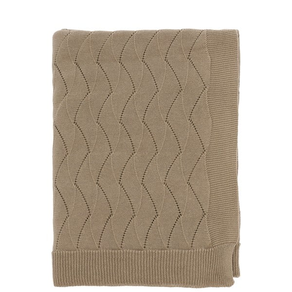 Brązowy koc dzianinowy 130x170 cm Gentle – Södahl
