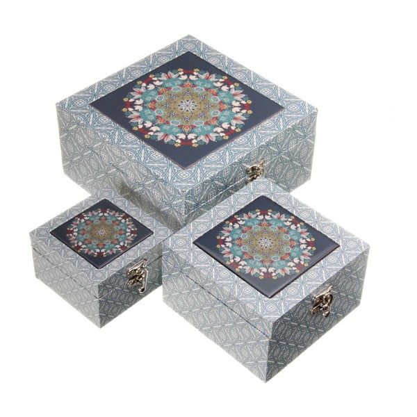 Zestaw 3 pudełek Unimasa Mosaic