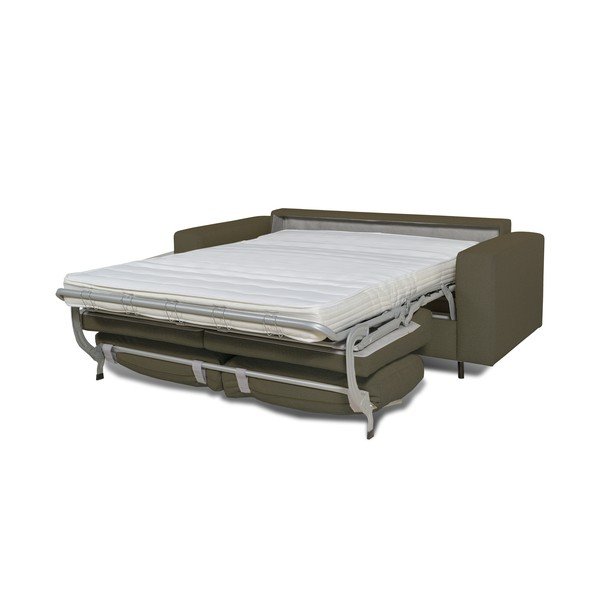 Zielona sofa rozkładana Scandic Vika-image-3