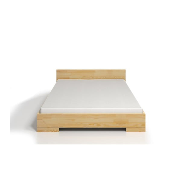 Łóżko 2-osobowe z drewna sosnowego ze schowkiem SKANDICA Spectrum, 140x200 cm-image-1