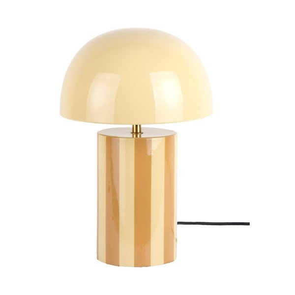 Żółta metalowa lampa stołowa (wysokość 34 cm) Rayado – Leitmotiv