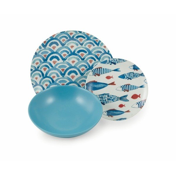 18-częściowy komplet naczyń z porcelany i kamionki Villa d'Este Sashimi-image-1