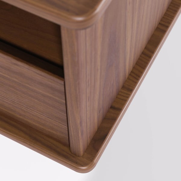 Szafka pod TV w dekorze drewna orzechowego Kave Home Carolin-image-1