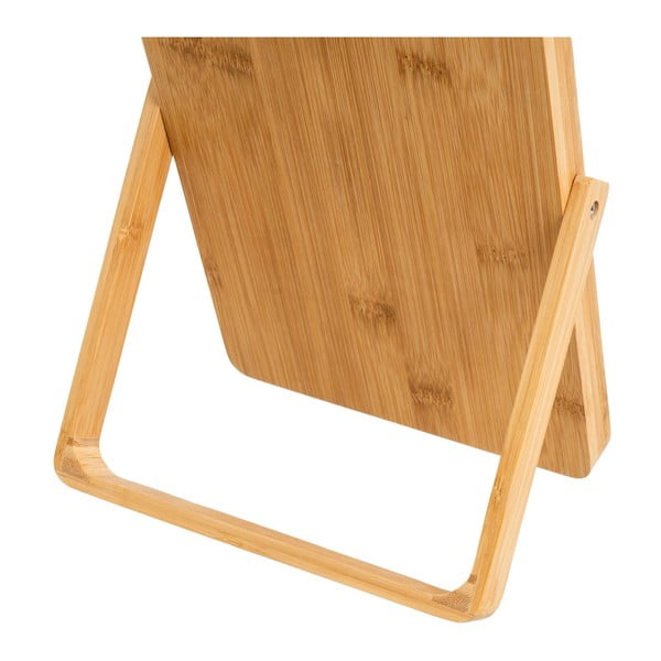 Lustro kosmetyczne z bambusową ramą 20x27 cm – Casa Selección-image-3