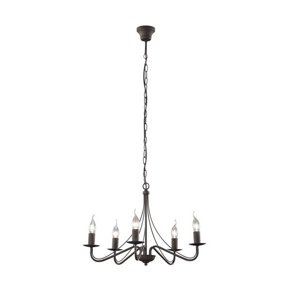 Metalowa lampa wisząca w kolorze brązu ø 55 cm Country – Reality