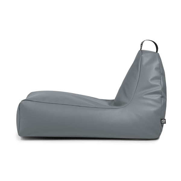 Pomarańczowy worek do siedzenia z imitacji skóry Chill XXL – So Soft?-image-2