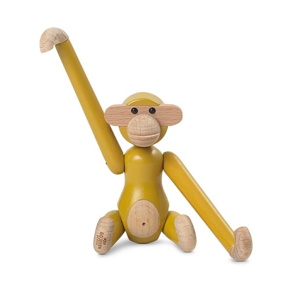 Figurka z litego drewna (wysokość 9,5 cm) Monkey Mini – Kay Bojesen Denmark-image-4