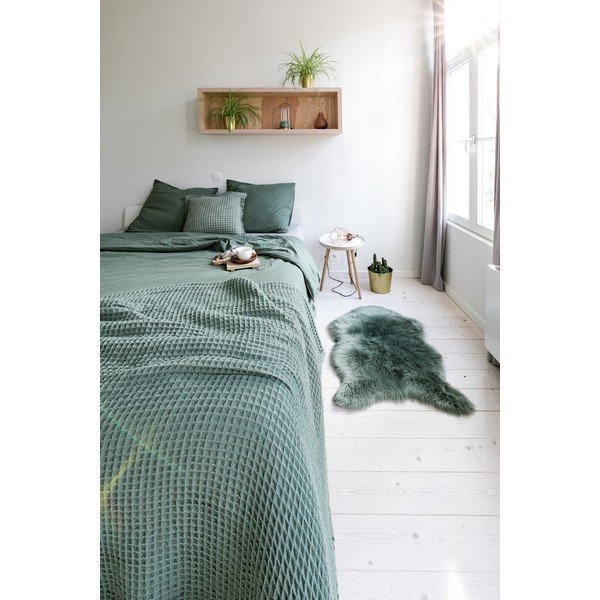 Brązowa lekka bawełniana narzuta na łóżko Tiseco Home Studio, 250x260 cm-image-4