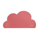 Ciemnoróżowa silikonowa mata stołowa Kindsgut Cloud, 49x27 cm