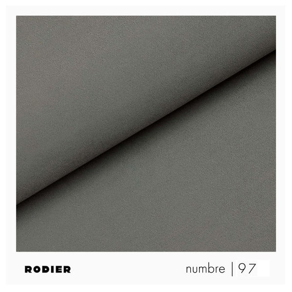 Szary aksamitny podnóżek Tuil – Rodier-image-3