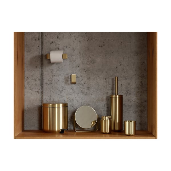 Dozownik do mydła ze stali nierdzewnej w kolorze mosiądzu 250 ml Ume Brass – Zone-image-2