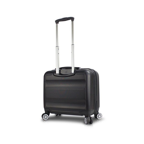 Czarna walizka na kółkach z USB My Valice COLORS LASSO Cabin Suitcase