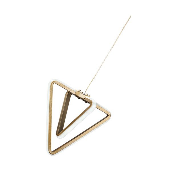 Metalowa lampa wisząca LED w kolorze brązu ø 20 cm Baris – Squid Lighting-image-3