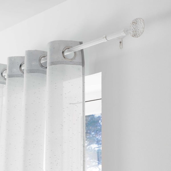 Metalowy regulowany karnisz 210 - 380 cm Bullette – douceur d'intérieur-image-1