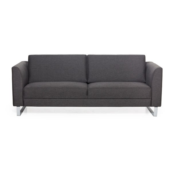 Antracytowa sofa 3-osobowa Scandic Geneve
