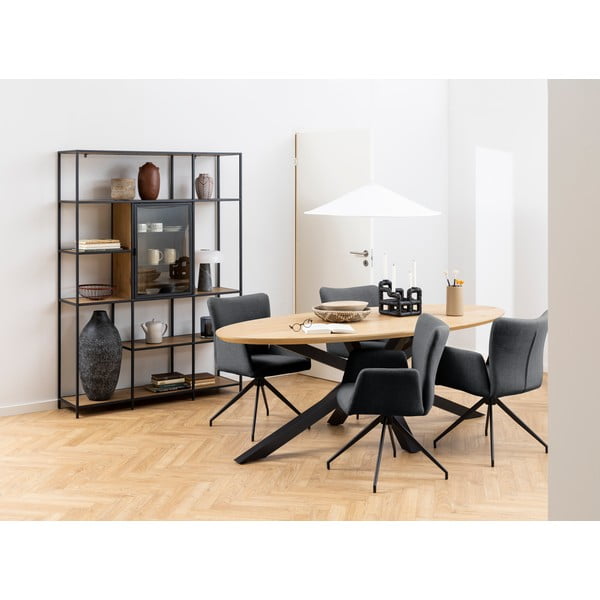 Stół z blatem w dekorze dębu 100x220 cm Heaven – Actona-image-2